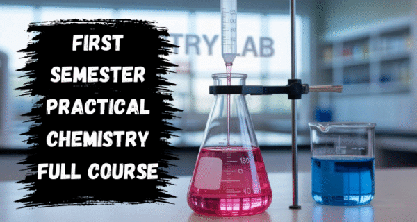 First Semester Practical Chemistry Course.